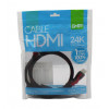 Cable HDMI GHIA 1MTS 19 cobre 4K A 24HZ 3D.
