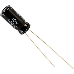 Capacitor Electrolitico 100 uF 10V.