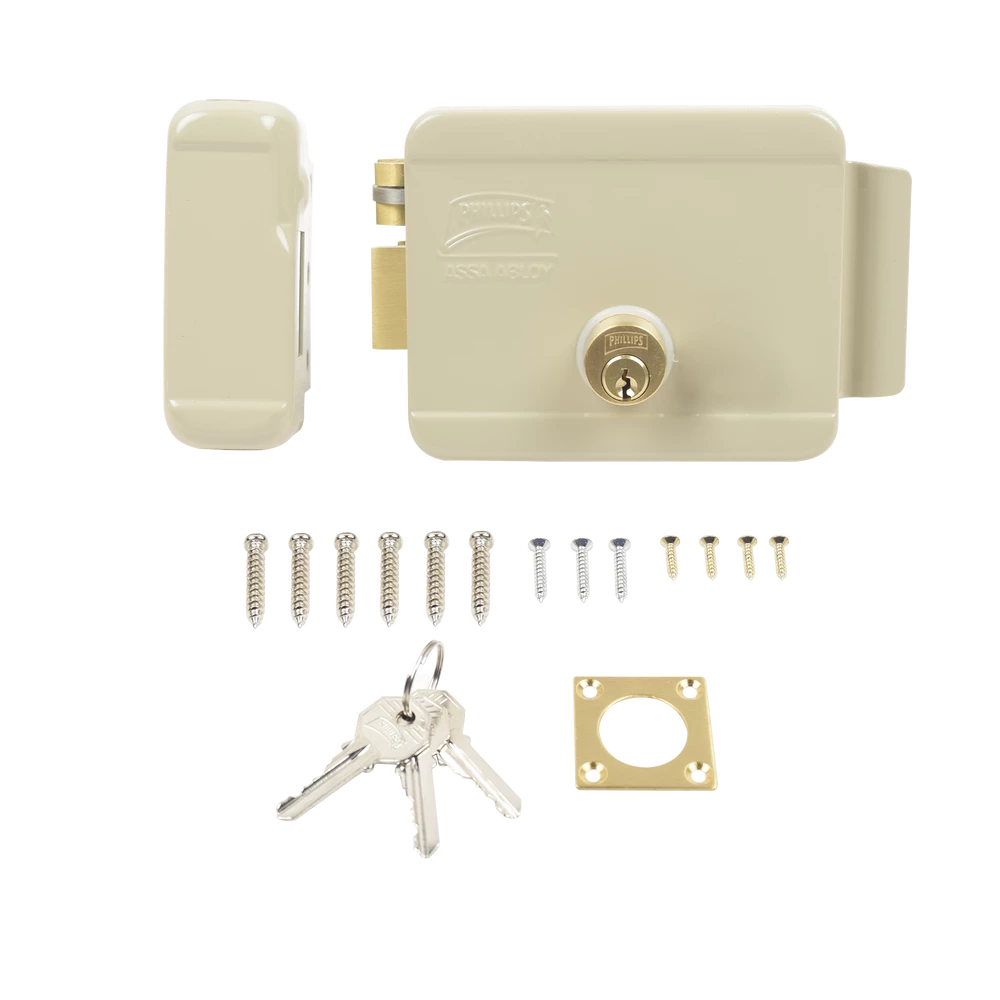 Cerradura eléctrica / Incluye llave / Izquierda /Exterior.