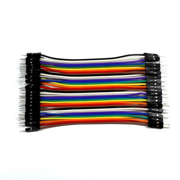 10cm Cable dupont macho - macho 40 pines.