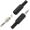 Plug 3.5mm Macho sueldable 3 polos.