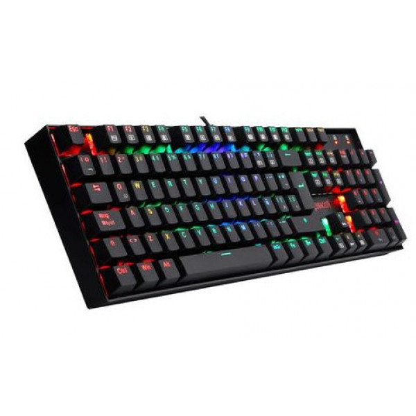 MITRA negro, teclado mecánico, RGB, switch rojo.