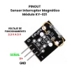 Módulo reed switch KY-021.