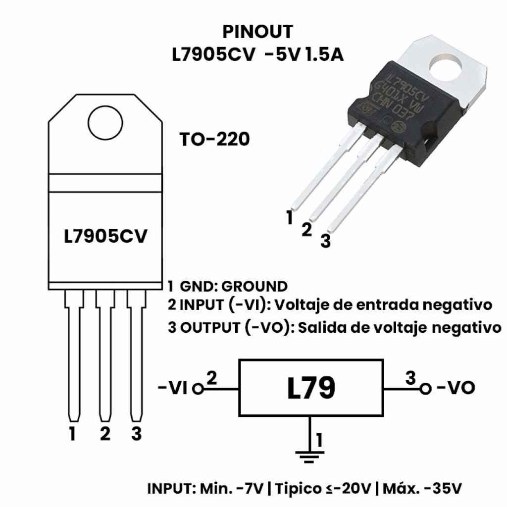 Regulador de voltaje 7905. – Sieeg Ingeniería