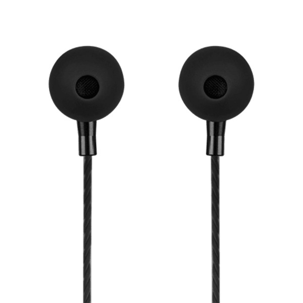 Audífonos IN-EAR con micrófono PERFECT CHOICE STRETTO negro.