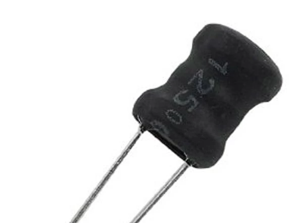 Inductor radial 22uH, 1KHZ, 0.07OHMS, 2.1A.
