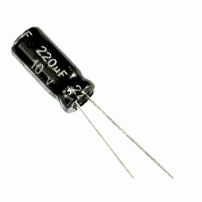 Capacitor Electrolítico 220uF 10V. – Sieeg Ingeniería