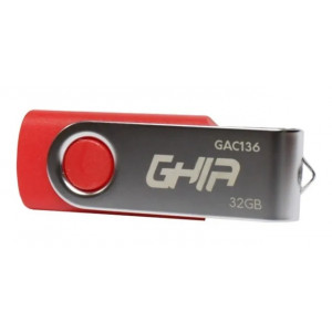 Memoria USB roja GHIA 32 gb 2.0 compatible con android/windows.