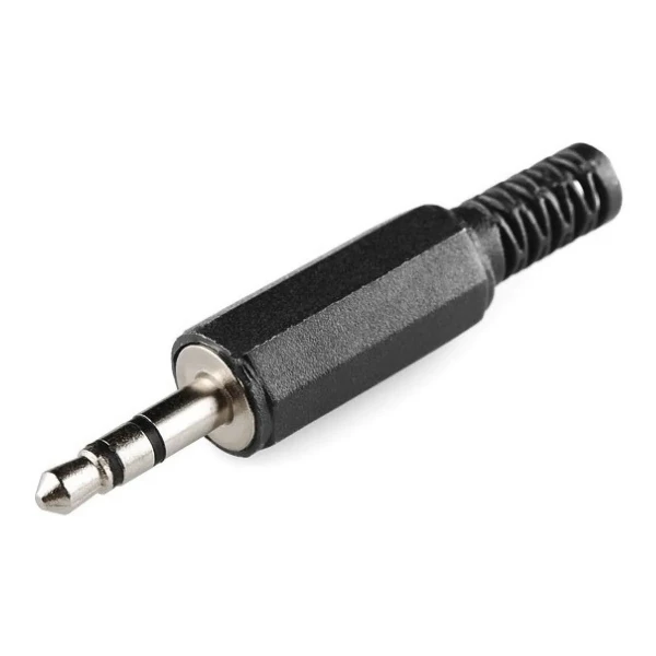 Plug 3.5mm Macho sueldable 3 polos.