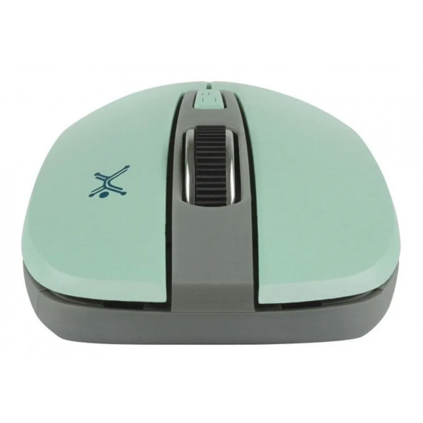 Mouse óptico inalámbrico PERFECT CHOICE ESSENTIALS 800 a 1600 DPI turquesa.