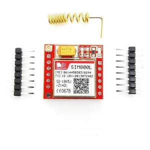 Módulo GSMO GPRS, roja SIM800L con audio.