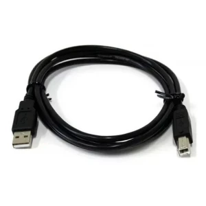 Cable USB 1.1 MANHATTAN A-B 1.8mts negro.