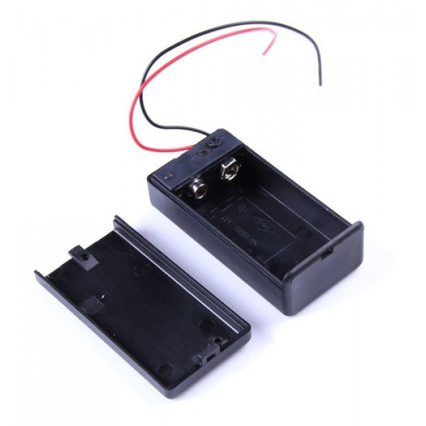 K2002 Porta batería de 9V color negro – Sieeg
