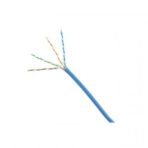 Cable UTP 305m de cobre, NetKey, azul, categoría 5e (24 AWG), PVC (CM), de 4 pares, panduit. 1m.