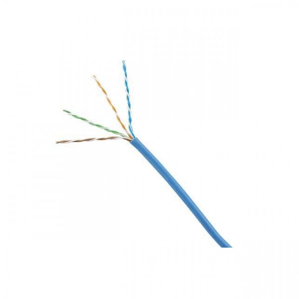 Cable UTP 305m de cobre, NetKey, azul, categoría 5e (24 AWG), PVC (CM), de 4 pares, panduit. 1m.