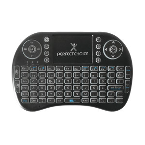 Mini teclado inalámbrico de entretenimiento p/smart TV PERFECT CHOICE.