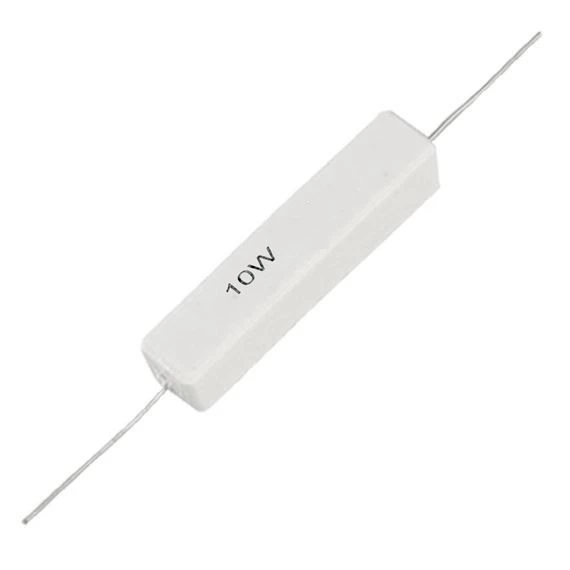Resistencia 10 R 10W cerámica.