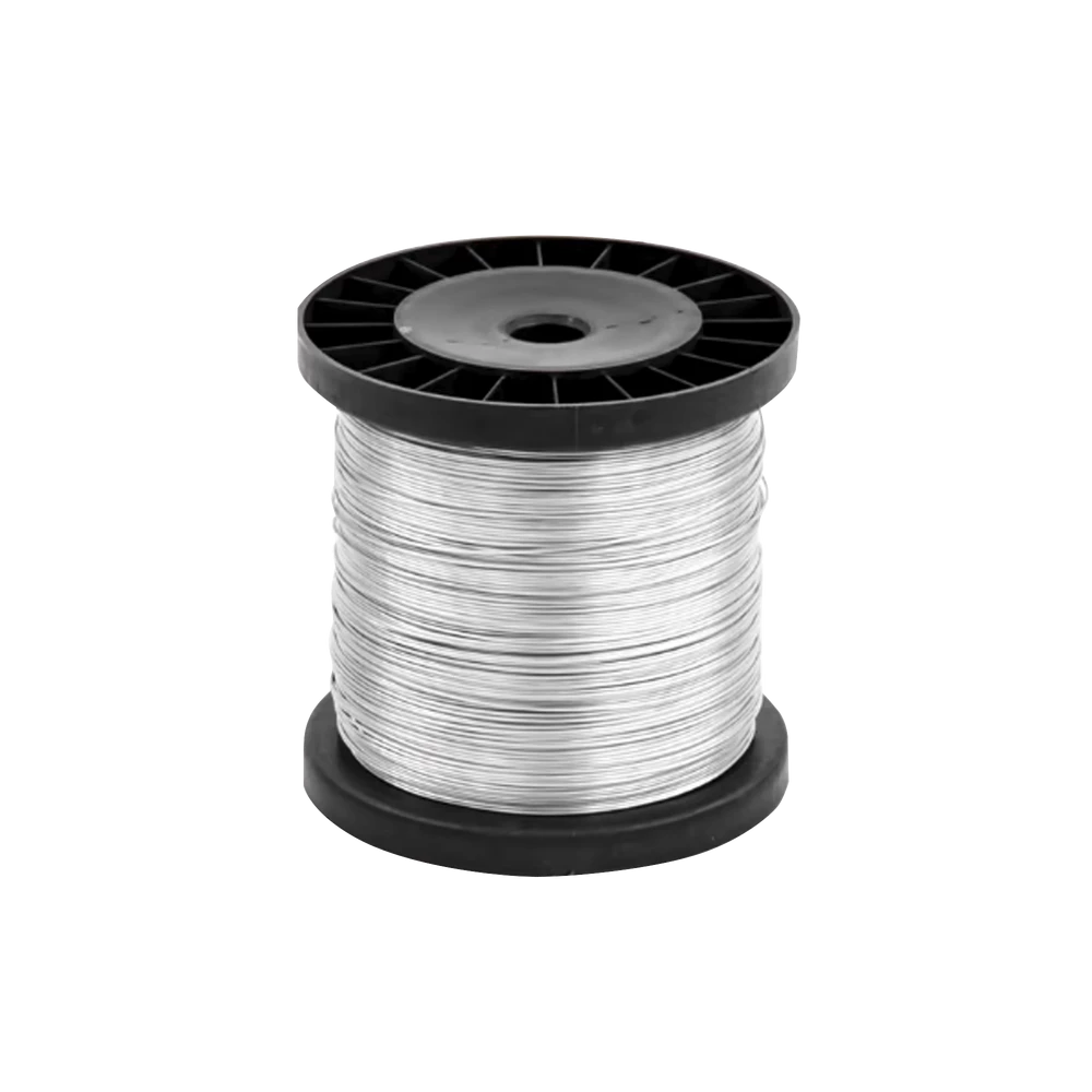 Bobina de 500 metros /por metro/ cable de aluminio reforzado / 16 AWG / para intemperie / ideal para cercas electrificadas.