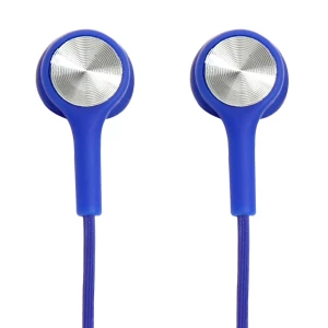 Audífonos alámbricos GHIA COMET2 con manos libres color azul.