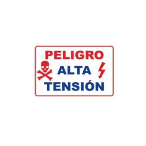 SYSLET Letrero de peligro para cercas electrificadas, de altadurabilidad y fácil instalación.