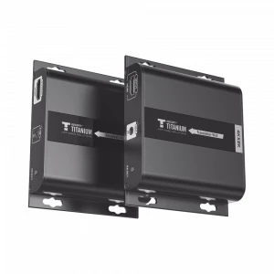 Kit extensor HDMI para distancias de 120 metros / resolución4K @ 30Hz / Cat 5e/6 / soporta conexión uno a uno y uno a muchos / soporta hasta 253 Rx / salida Loop / baja latencia / uso 24/7 / soporta HDbitT / compatible con Switch Gigabit.