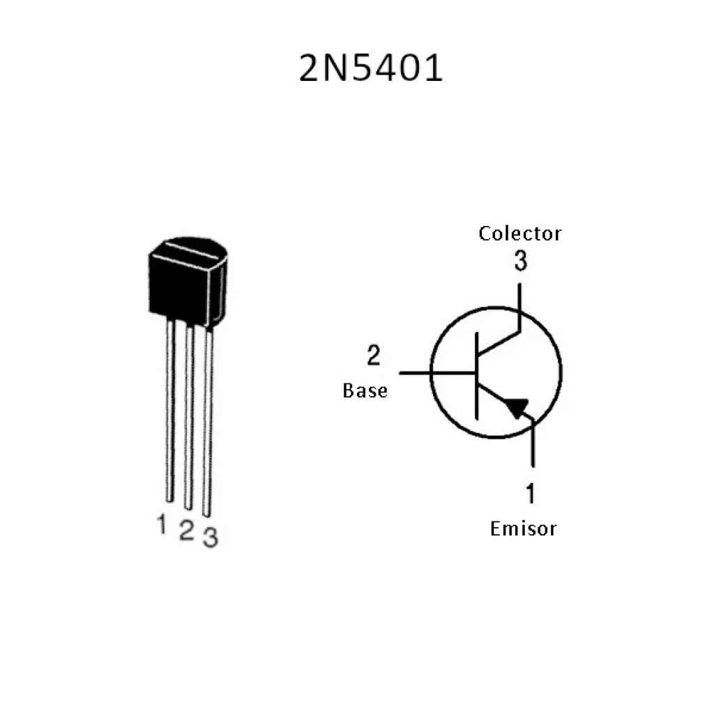 Transistor 2N5401 PNP. – Sieeg Ingeniería
