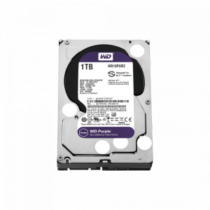 Disco duro purple de 1 TB / 5400 RPM /Optimizado para soluciones de videovigilancia / Uso 24-7 / 3 años de garantía.