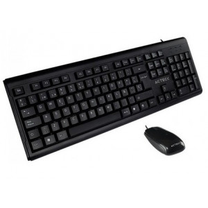 Kit de teclado y mouse alámbrico ACTECK ENTRY 510/USB.
