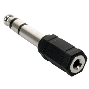 Adaptador jack 6.3mm a 3.5mm.