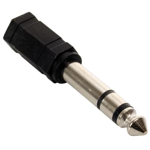 Adaptador jack 6.3mm a 3.5mm.