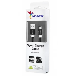 Cable ADATA micro USB A USB 1m color negro.