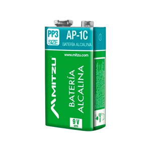 Batería de 9V alcalina AP-1C.