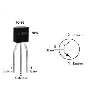 Transistor C945 NPN.