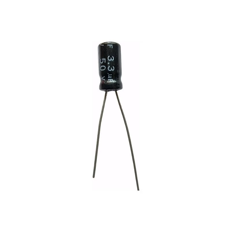 Capacitor Electrolitico 3.3 uF 50V.