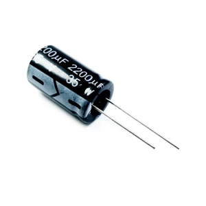 Capacitor electrolítico 2200 uF 35V.