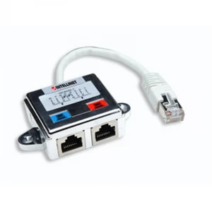 Distribuidor modular 1x2 RJ45.