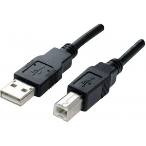 Cable USB 1.1 extensión MANHATTAN 1.8m tipo A macho - A hembra, gris.