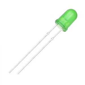 Led difuso 5mm verde.