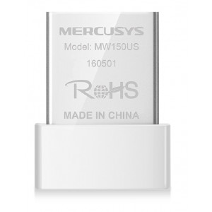 Tarjeta de red USB MERCUSYS MW150US inalámbrica 150 MBPS.