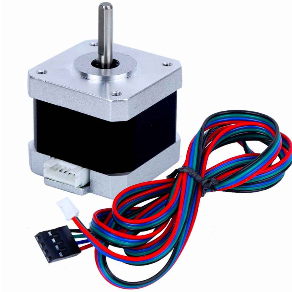 Motor A Pasos Nema 17 17HS4401 CNC 4Kg/Cm Incluye Cable – Sieeg