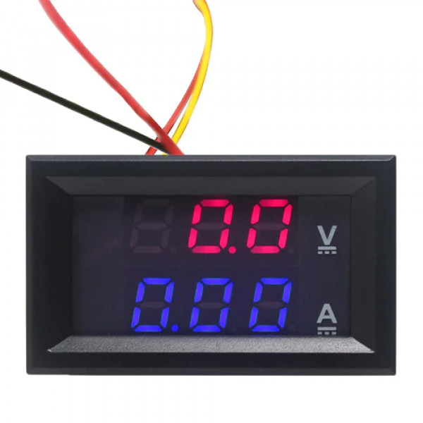 Voltímetro-Amperímetro Digital DC 100V - 10A – Sumador