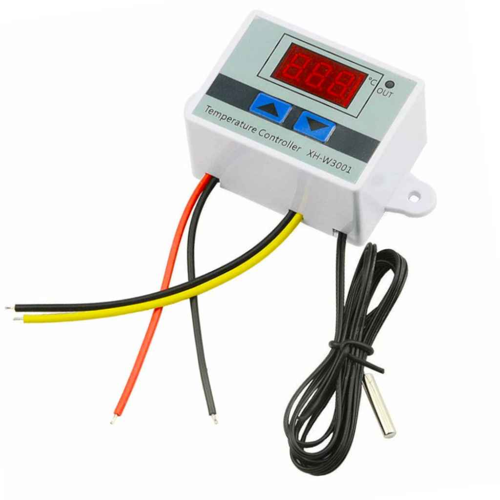 Regolatore Di Temperatura Controller Temperatura Digitale XH-W3002/W3001 - Termostato Con Display LED, Sensore NTC, Per Fai-da-te Gruppo Termico Sh 300