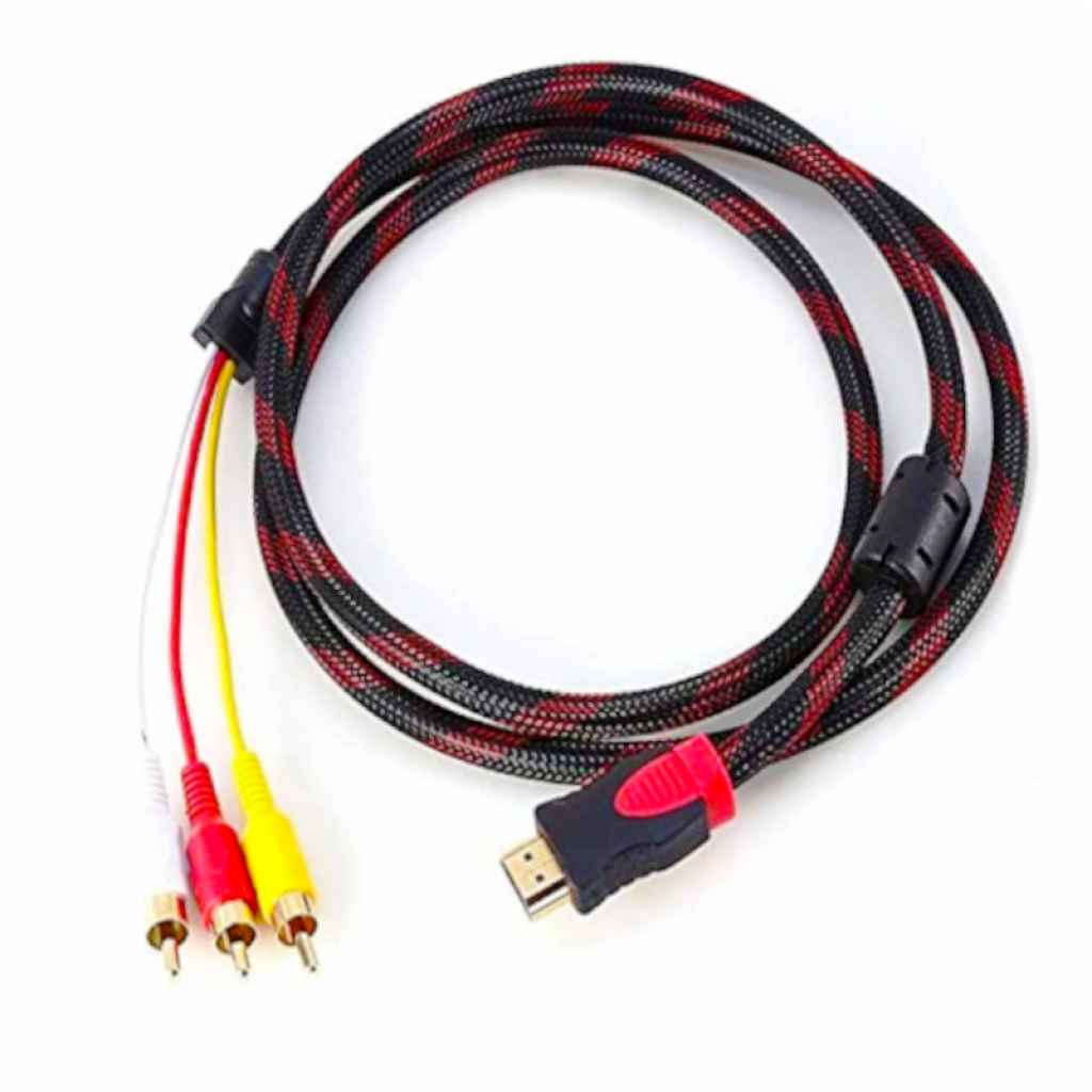 SNANSHI Cables RCA De 5 Pies – Cable De Audio RCA A RCA Con Conectores