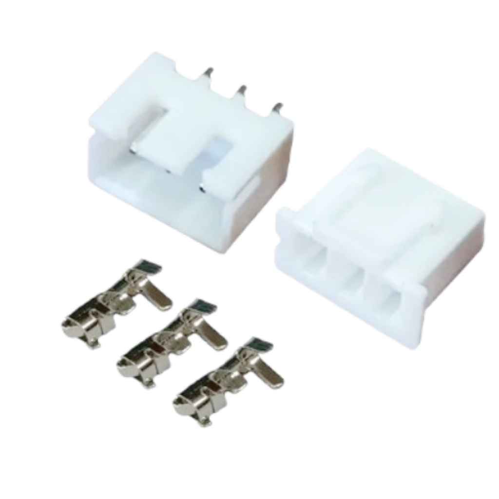Conectores Rectos Juego de Conectores Tipo Molex XH de 3 pines Rectos, paso 100 / 2.54 mm ...